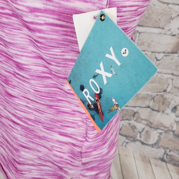 Roxy Pink Marled Knit  Tank Size Small - Picture 6 of 8